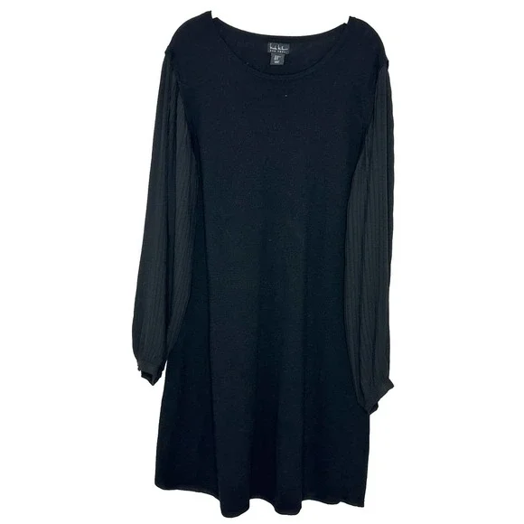 knee length dresses for ladies Nicole Miller Black Dress main image 0